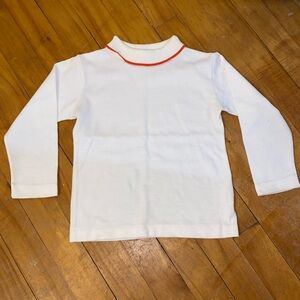 Health-Tex Size 5 Toddler Vintage 1970s Turtle Neck Made in USA Orange Stripe